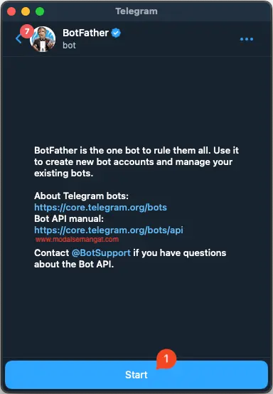 BOT Official Telegram @BotFather #2
